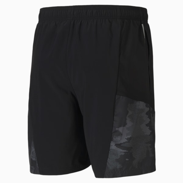 RUN Graphic Woven 7" Men's Running Shorts, Puma Black, extralarge-IND